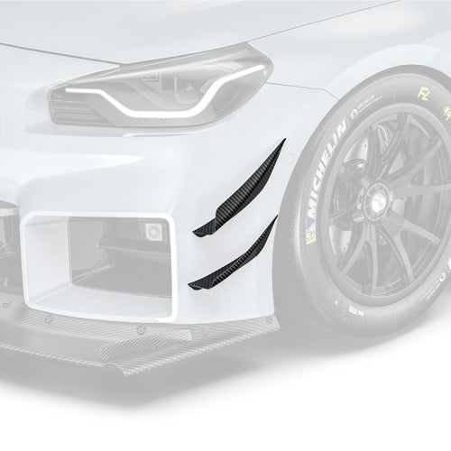 BMW G87 M2 ARD Prepreg Race Canards by Adro - AUTOID® - Canards & Winglets - Adro