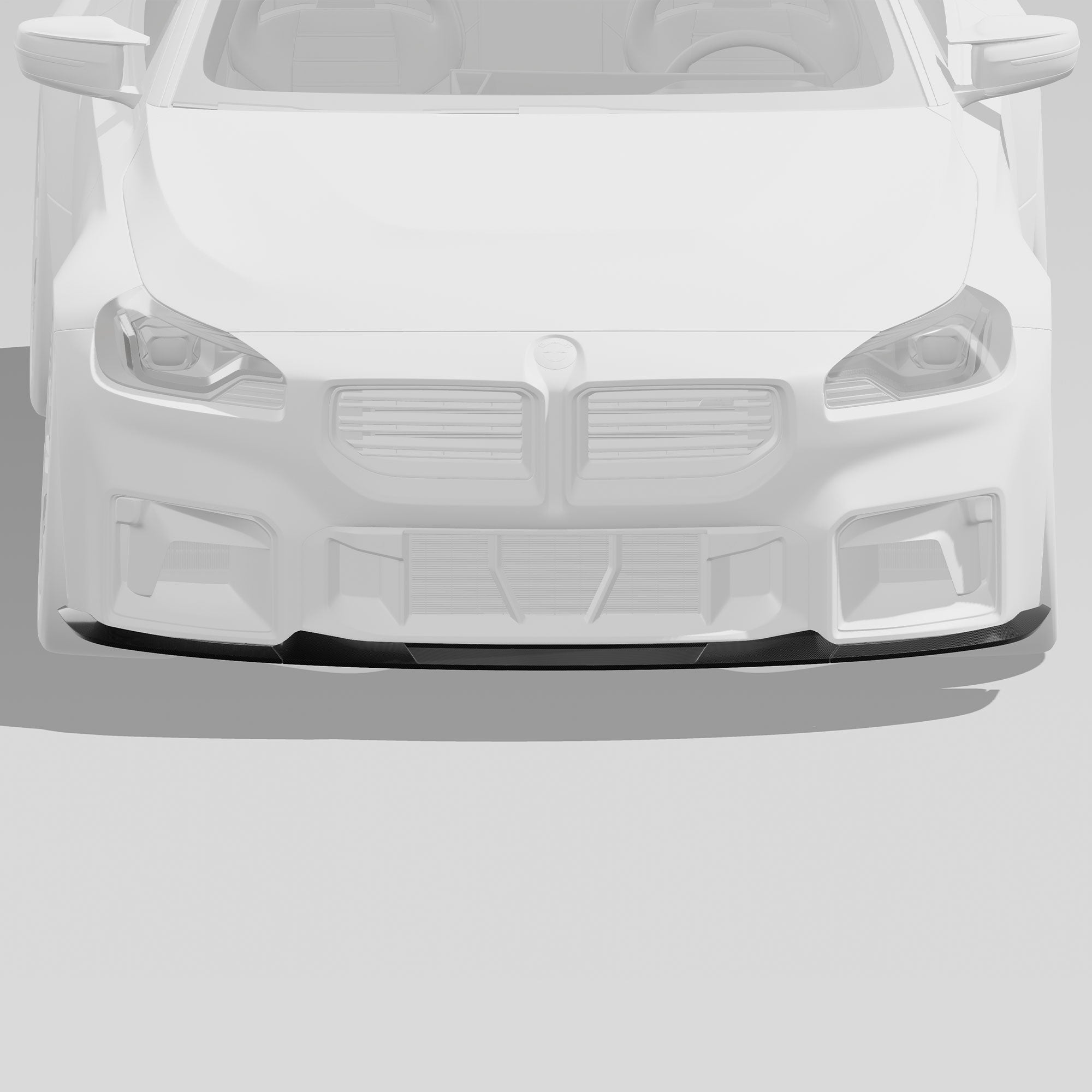 BMW G87 M2 TR87 Carbon Fibre Flat Front Splitter by TRE (2023+), Front Lips & Splitters, TRE - AUTOID | Premium Automotive Accessories