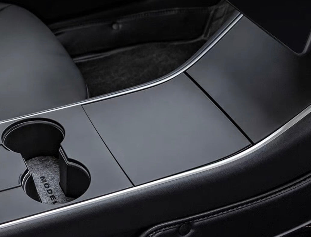Tesla Model 3 Matte Black Interior Trim Sticker (2017-2020, Pre-LCI), Interior, Essentials - AUTOID | Premium Automotive Accessories