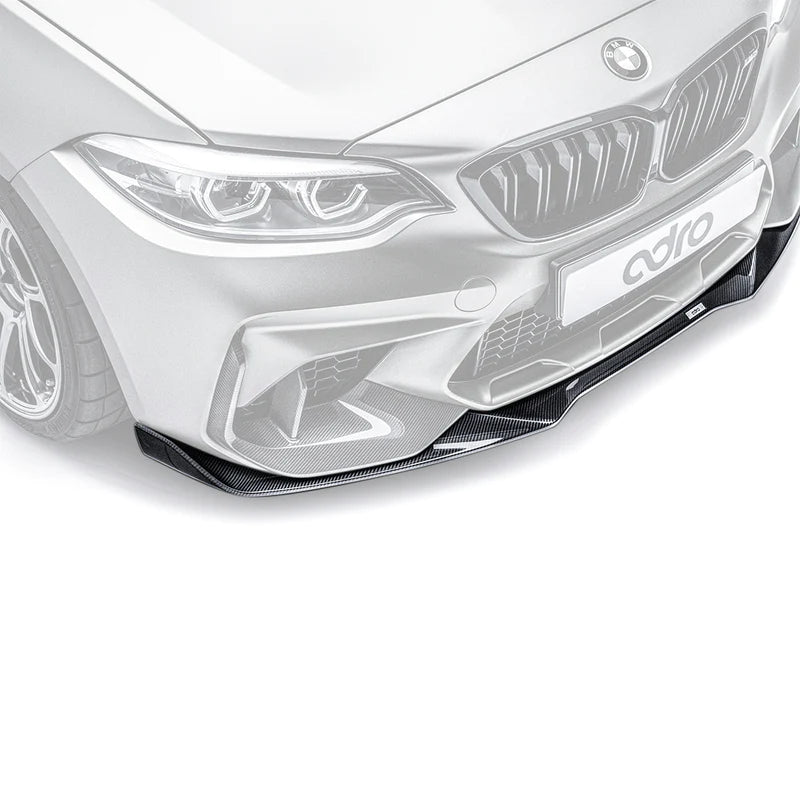 BMW M2 Competition F87 Carbon Fibre Front Splitter by Adro (2018-2021), Front Lips & Splitters, Adro - AUTOID | Premium Automotive Accessories