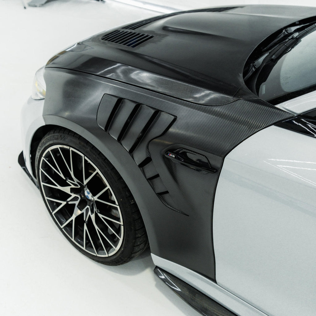 Alpha-N Carbon Fibre Front Fenders for BMW M2 & M2 Competition (2015-2021, F87) - AUTOID® - Replacement Fenders - Alpha-N