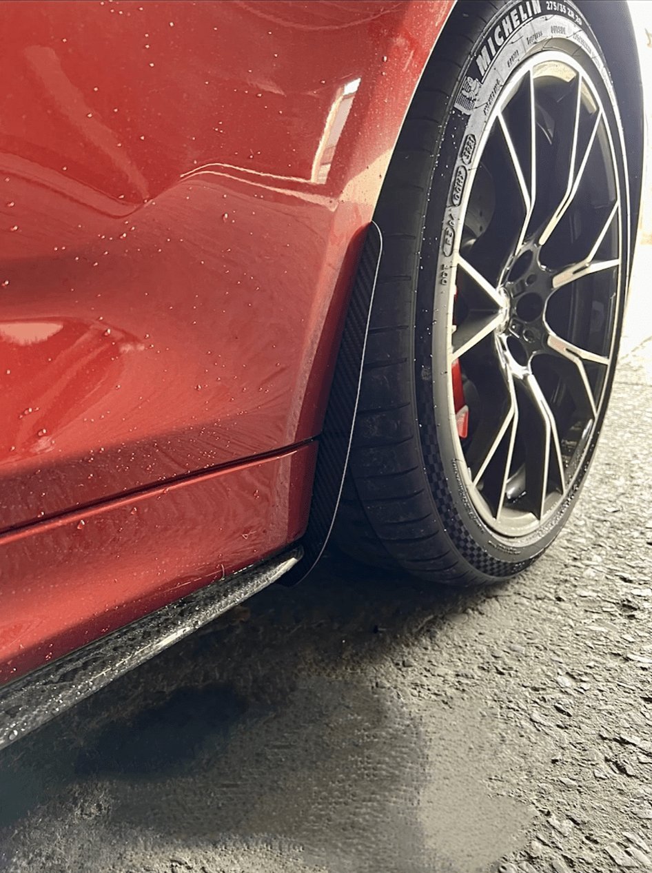 AP Carbon Fibre Front Arch Guard Set for BMW M5 (2017-2023, F90) - AUTOID® - Arch Guards & Flaps - Automotive Passion