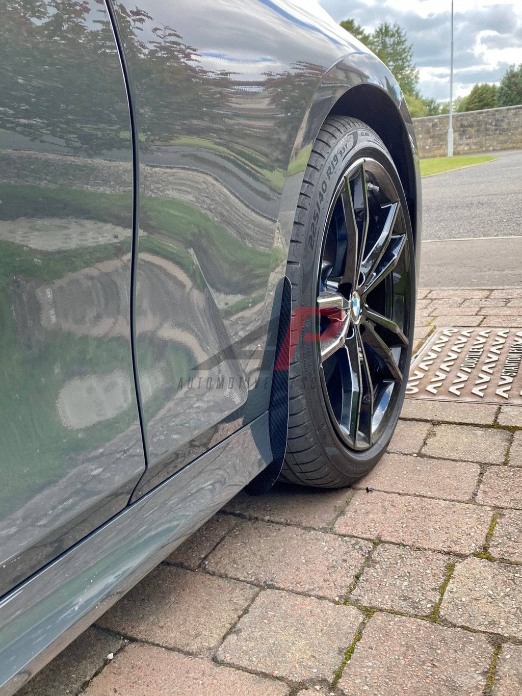 AP Carbon Fibre Front Arch Guards for BMW 3 Series (2018+, G20 G21) - AUTOID® - Arch Guards & Flaps - Automotive Passion