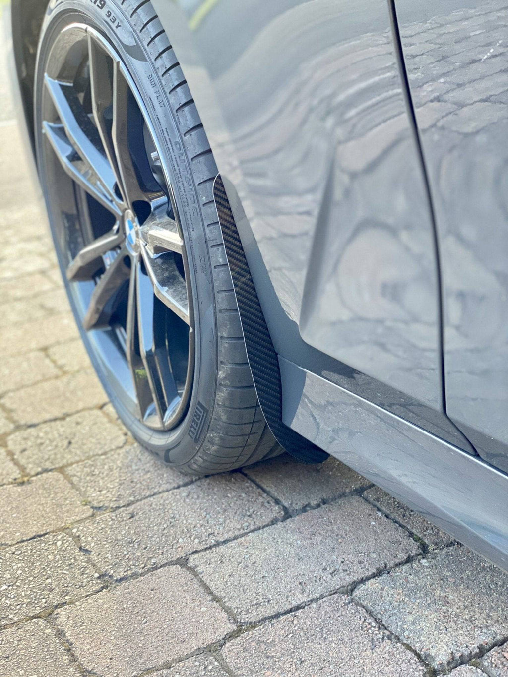 AP Carbon Fibre Front Arch Guards for BMW 3 Series (2018+, G20 G21) - AUTOID® - Arch Guards & Flaps - Automotive Passion
