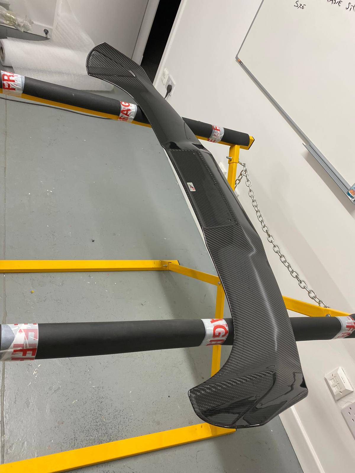 AP Dry Carbon Fibre Rear Wing Spoiler for Audi RS6 (2020+, C8) - AUTOID® - Rear Spoilers - Automotive Passion