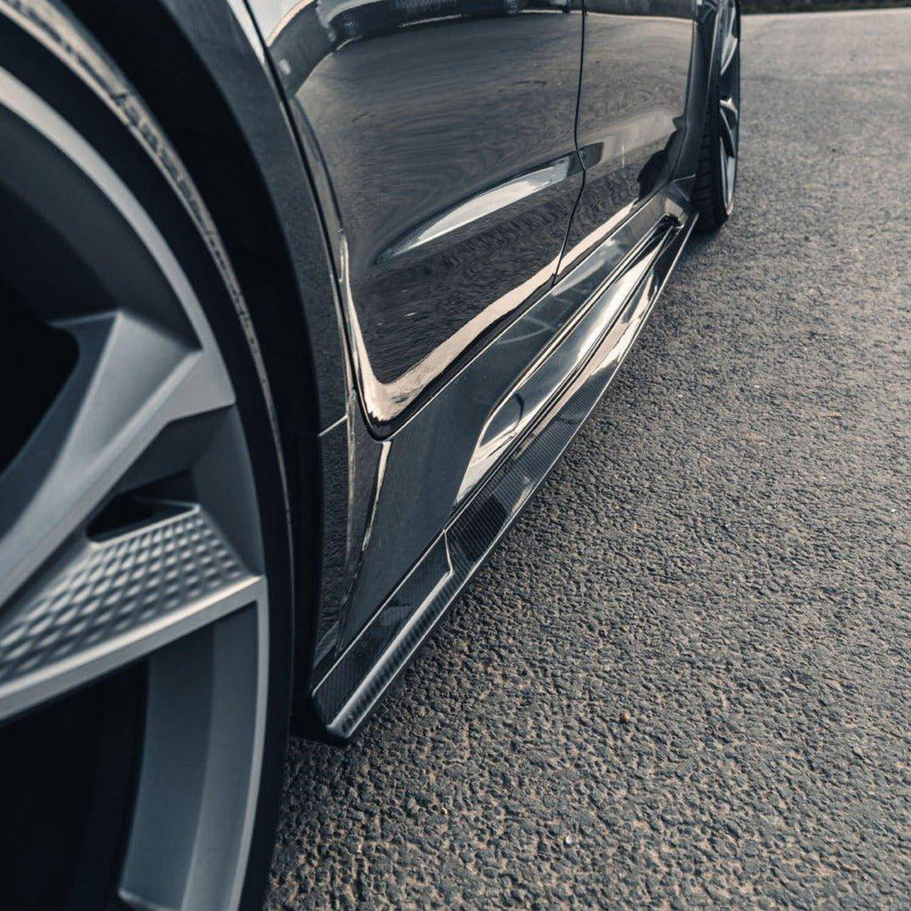 AP Dry Carbon Fibre Side Skirts for Audi RS6 & RS7 (2020+, C8) - AUTOID® - Side Skirts & Winglets - Automotive Passion