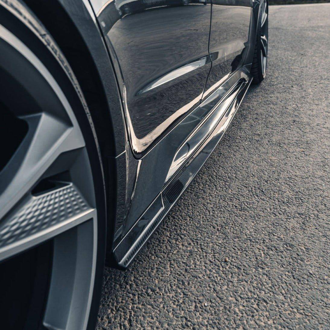AP Dry Carbon Fibre Side Skirts for Audi RS6 & RS7 (2020+, C8) - AUTOID® - Side Skirts & Winglets - Automotive Passion
