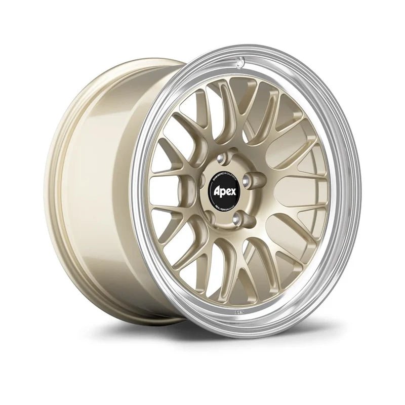 Apex ML - 10RT Forged Touring Line Gloss Motorsport Gold Wheel with Machined Lip - AUTOID - Forged Wheels - Apex