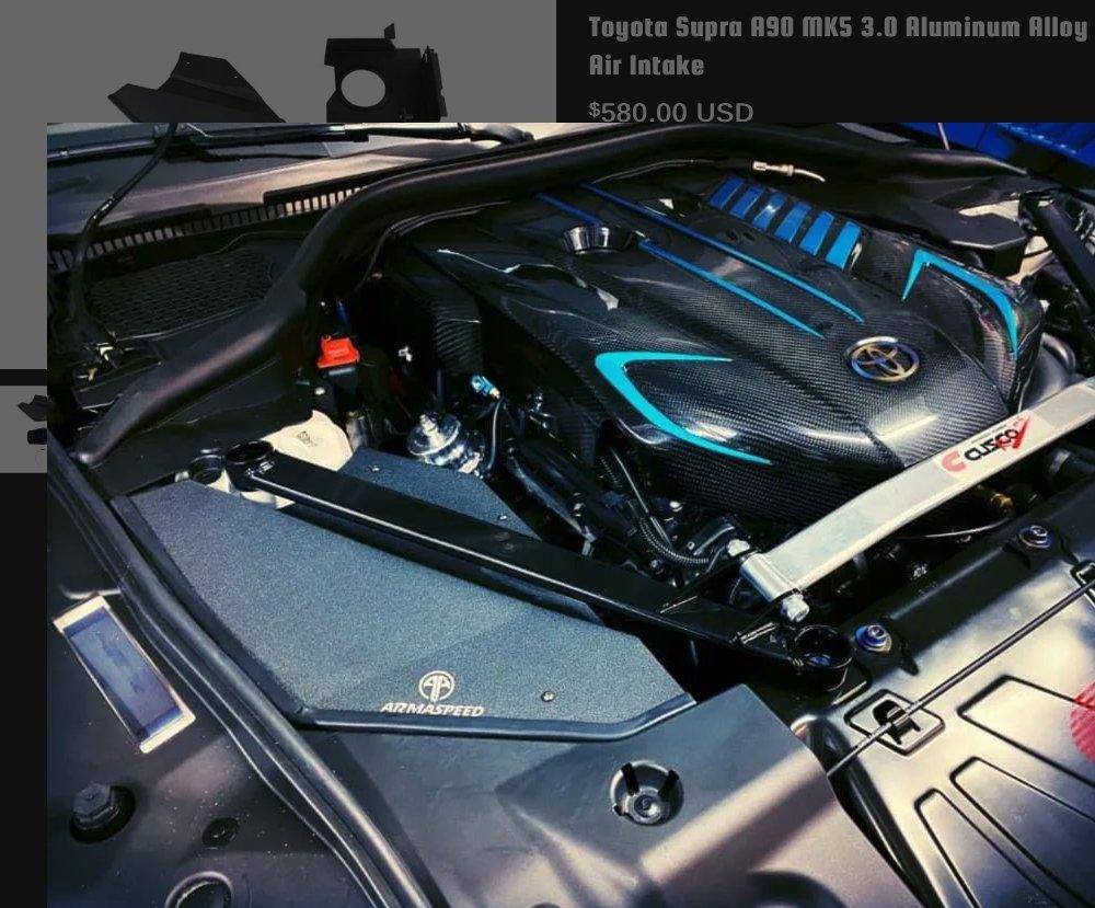 Arma Speed Aluminium Cold Air Intake for Toyota Supra 3.0 (2019+, J29) - AUTOID® - Air Intakes - Arma Speed