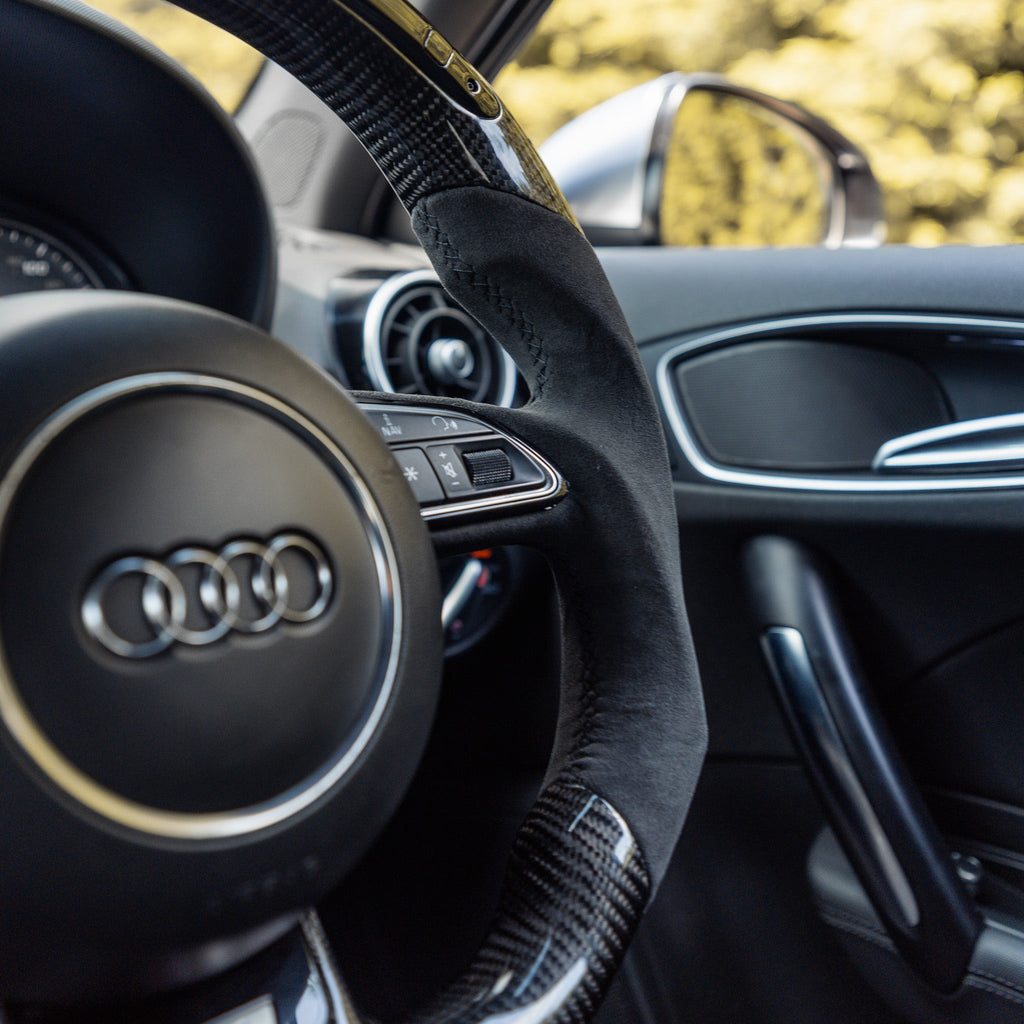 Audi A1 & S1 Carbon Fibre & Galaxy LED Steering Wheel by OHC (2014-2018) - AUTOID® - Steering Wheels - OHC