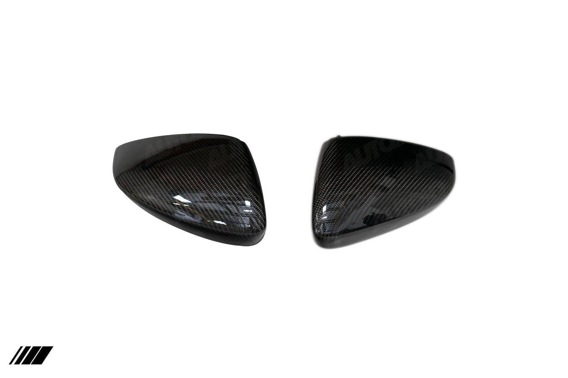Audi A3, S3 & RS3 8Y Carbon Fibre Wing Mirror Covers by FORM (2020-2024) - AUTOID® - Mirror Covers - FORM Industries