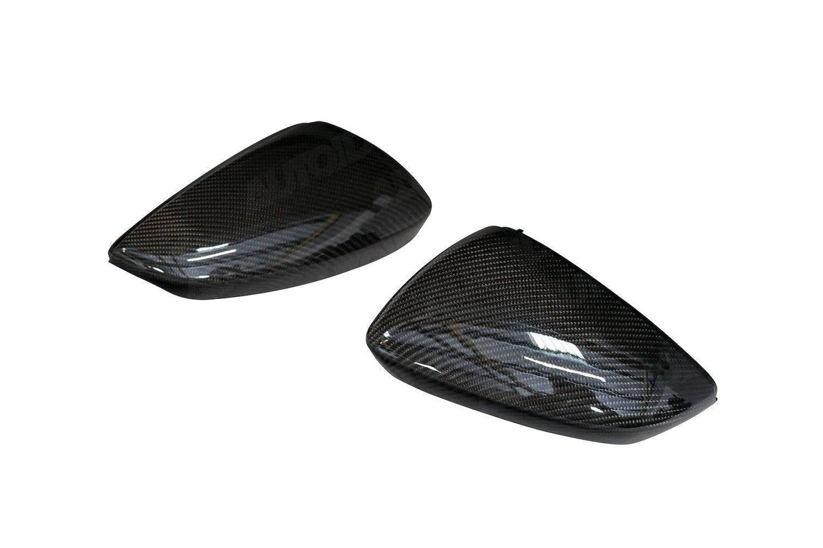 Audi A3, S3 & RS3 8Y Pre-Preg Carbon Fibre RHD Wing Mirror Covers by FORM (2020-2024)