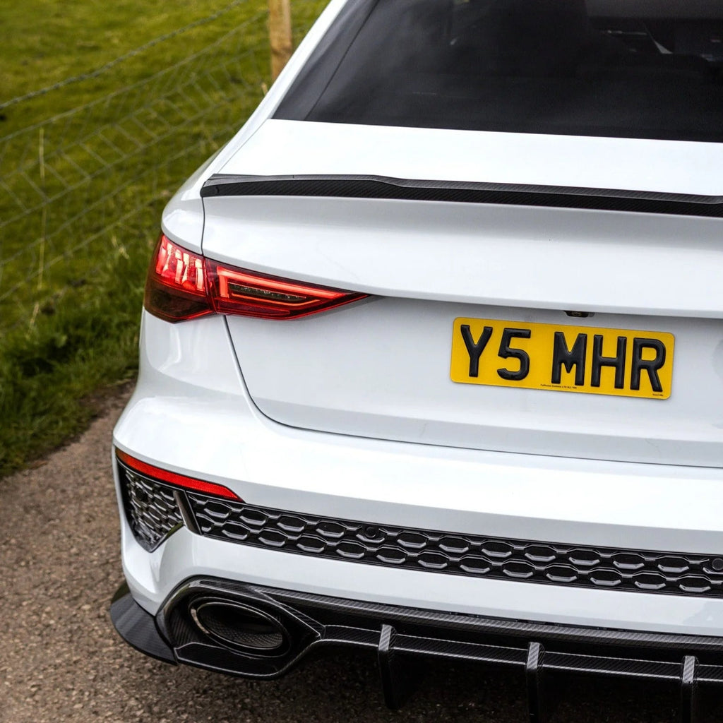 Audi A3, S3 & RS3 8Y Saloon Pre-Preg Carbon Fibre Rear Spoiler (2021+) - AUTOID® - Rear Spoilers - CT Design