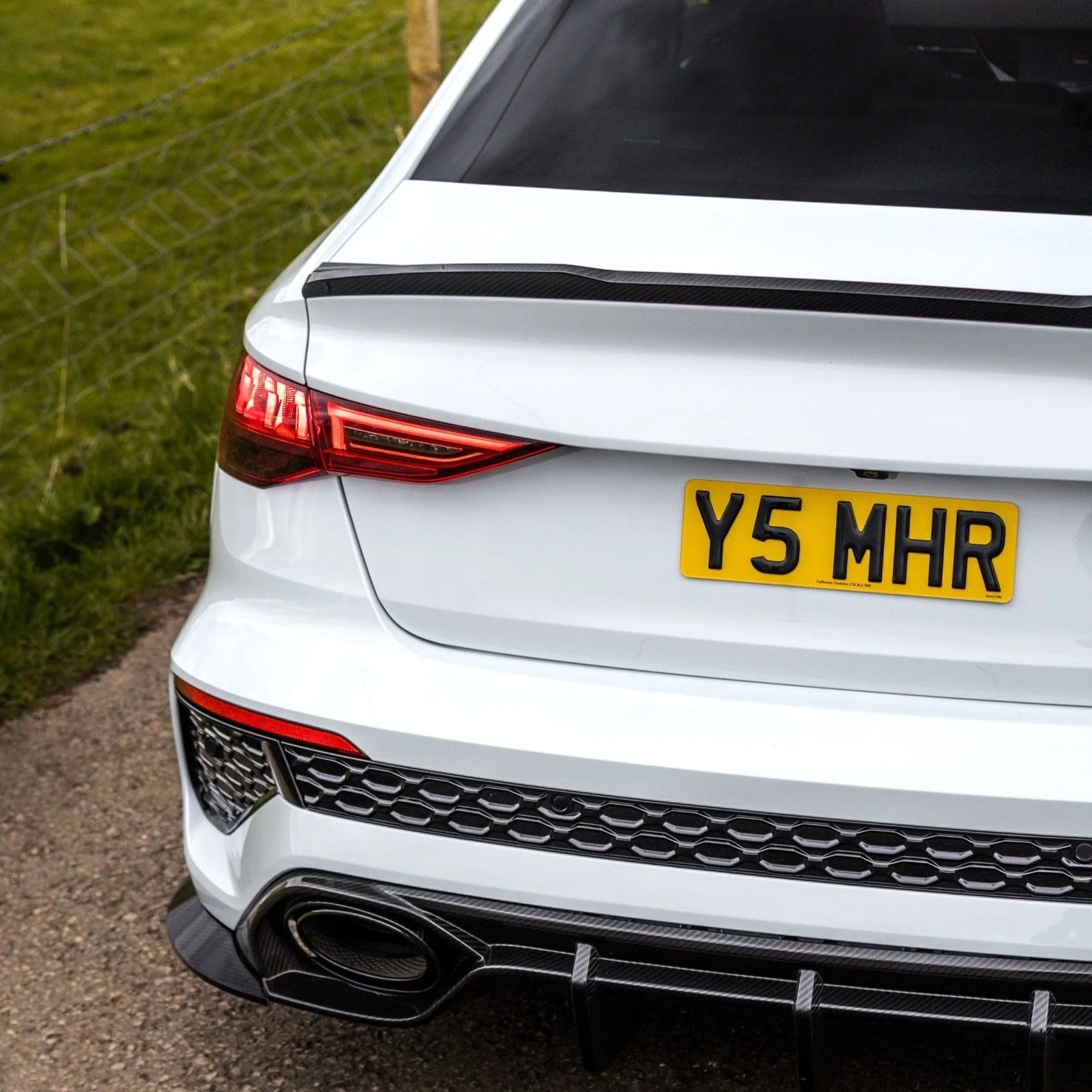 Audi A3, S3 & RS3 8Y Saloon Pre-Preg Carbon Fibre Rear Spoiler (2021+) - AUTOID® - Rear Spoilers - CT Design