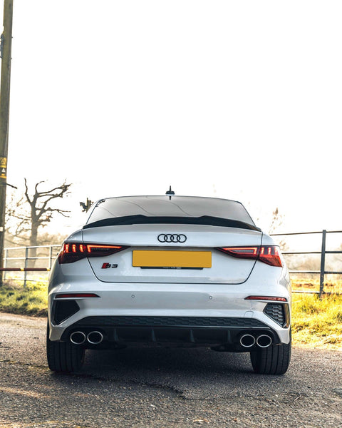 Audi A3, S3 & RS3 Pre-preg Carbon Fibre Ducktail Rear Spoiler by FORM (2020+) - AUTOID® - Rear Spoilers - FORM Industries