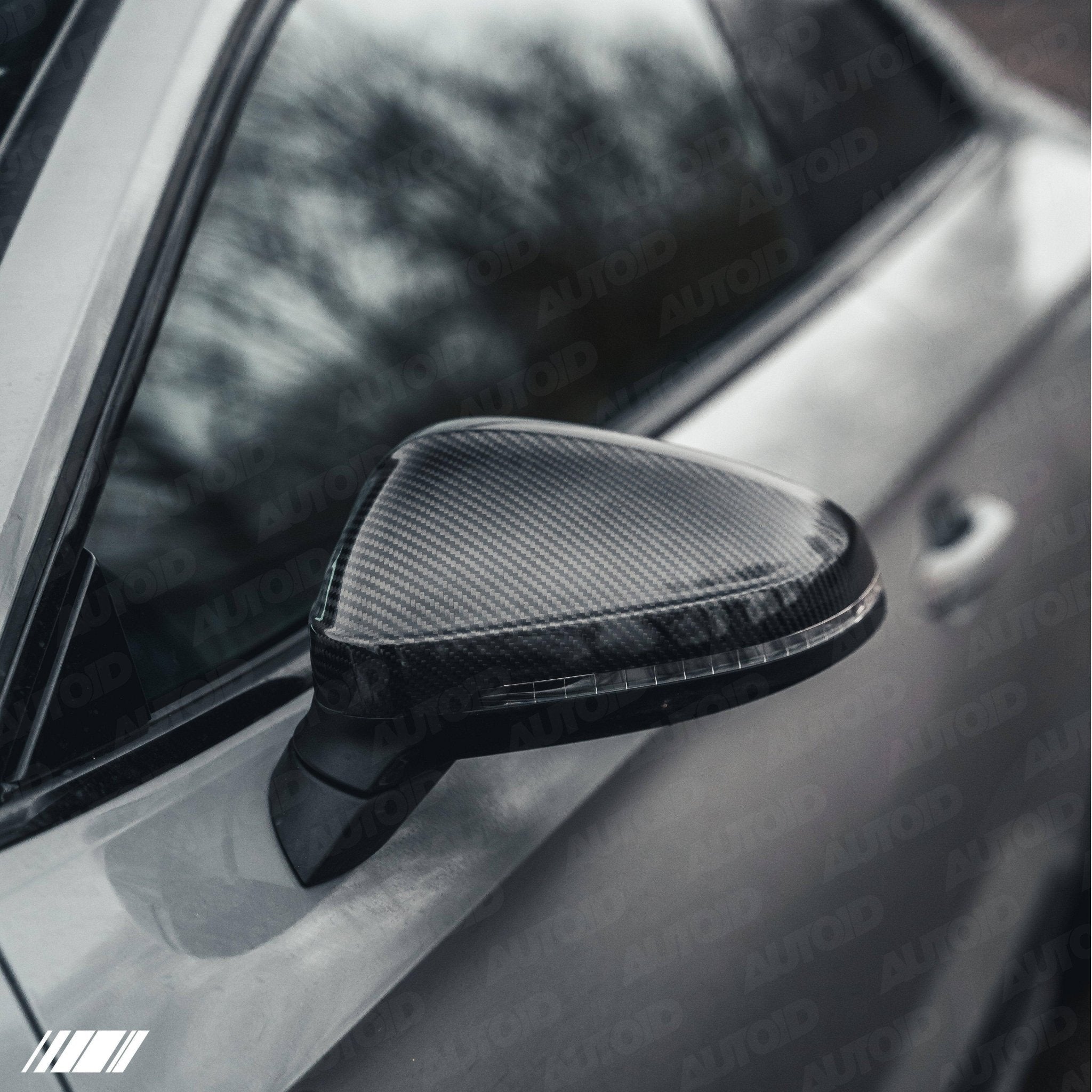 Audi A4 & A5 Series B9 Pre-preg Carbon Fibre Wing Mirror Covers by FORM (2015-2024) - AUTOID® - Mirror Covers - FORM Industries
