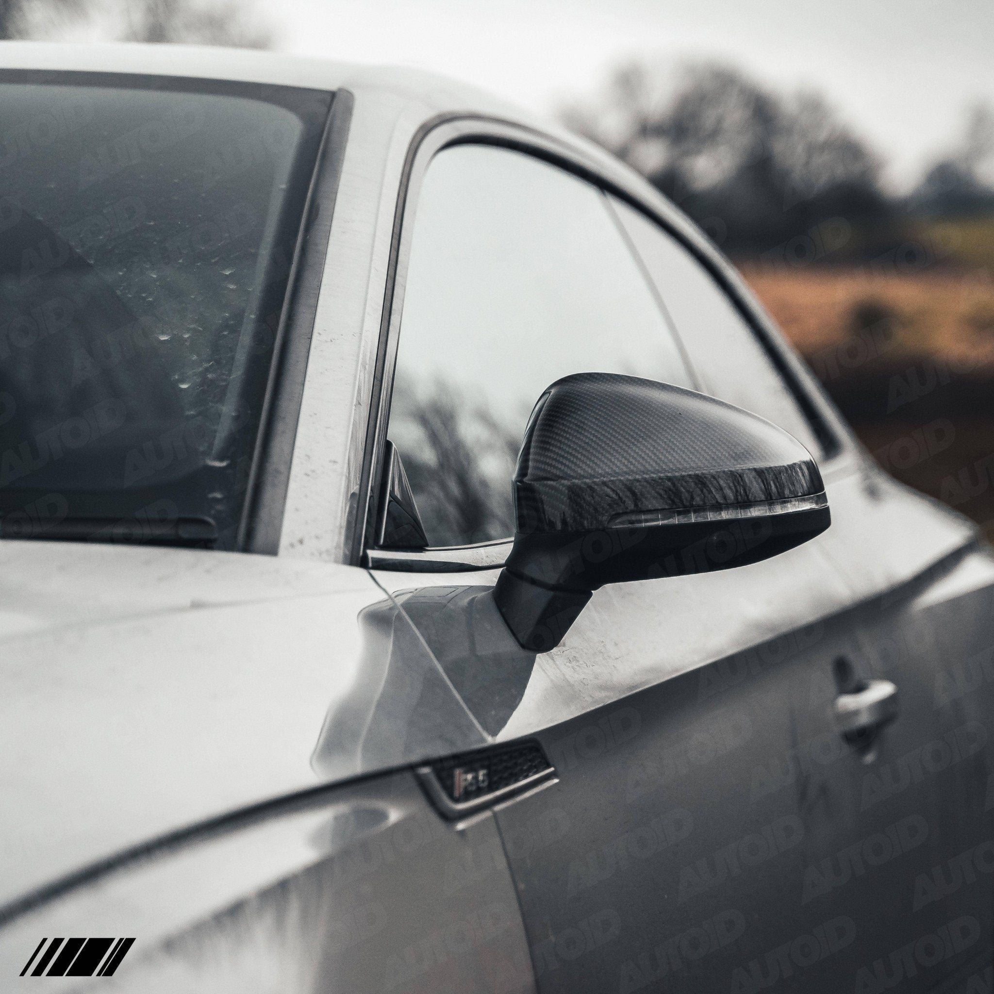 Audi A4 & A5 Series B9 Pre-preg Carbon Fibre Wing Mirror Covers by FORM (2015-2024) - AUTOID® - Mirror Covers - FORM Industries
