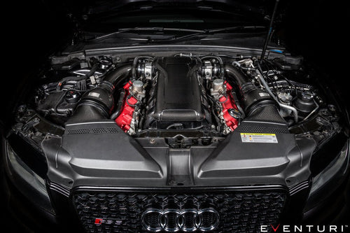 Audi B8 RS4 & RS5 Eventuri Carbon Fibre Engine Cover - AUTOID® - Vehicle Dress Up Caps & Covers - Eventuri
