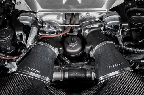 Audi C8 RS6 & RS7 Eventuri Carbon Fibre Turbo Inlets (TTE 888/1020 Hybrid Turbo) - AUTOID® - Air Intakes - Eventuri