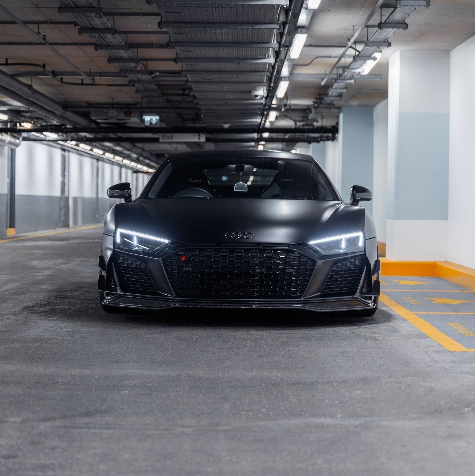 Audi R8 4S Facelift LCI Pre-Preg Carbon Fibre Front Bumper Canards by FORM (2021-2024) - AUTOID® - Bumper Inserts & Trim - FORM Industries
