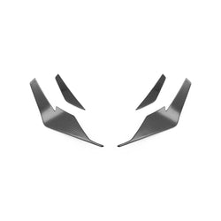 Audi R8 4S Facelift LCI Pre-Preg Carbon Fibre Front Bumper Canards by FORM (2021-2024) - AUTOID® - Bumper Inserts & Trim - FORM Industries
