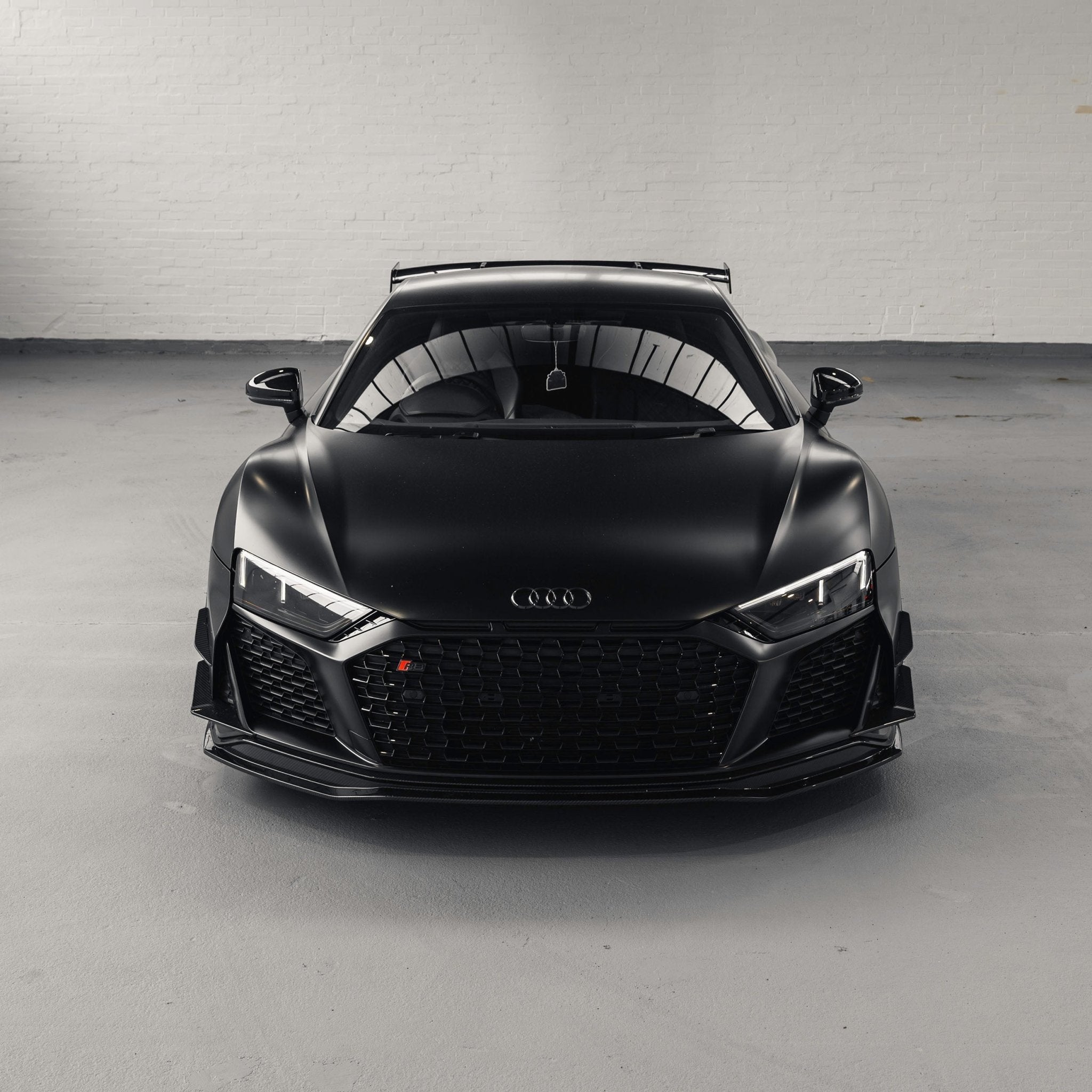 Audi R8 4S Facelift LCI Pre-Preg Carbon Fibre Front Bumper Canards by FORM (2021-2024) - AUTOID® - Bumper Inserts & Trim - FORM Industries