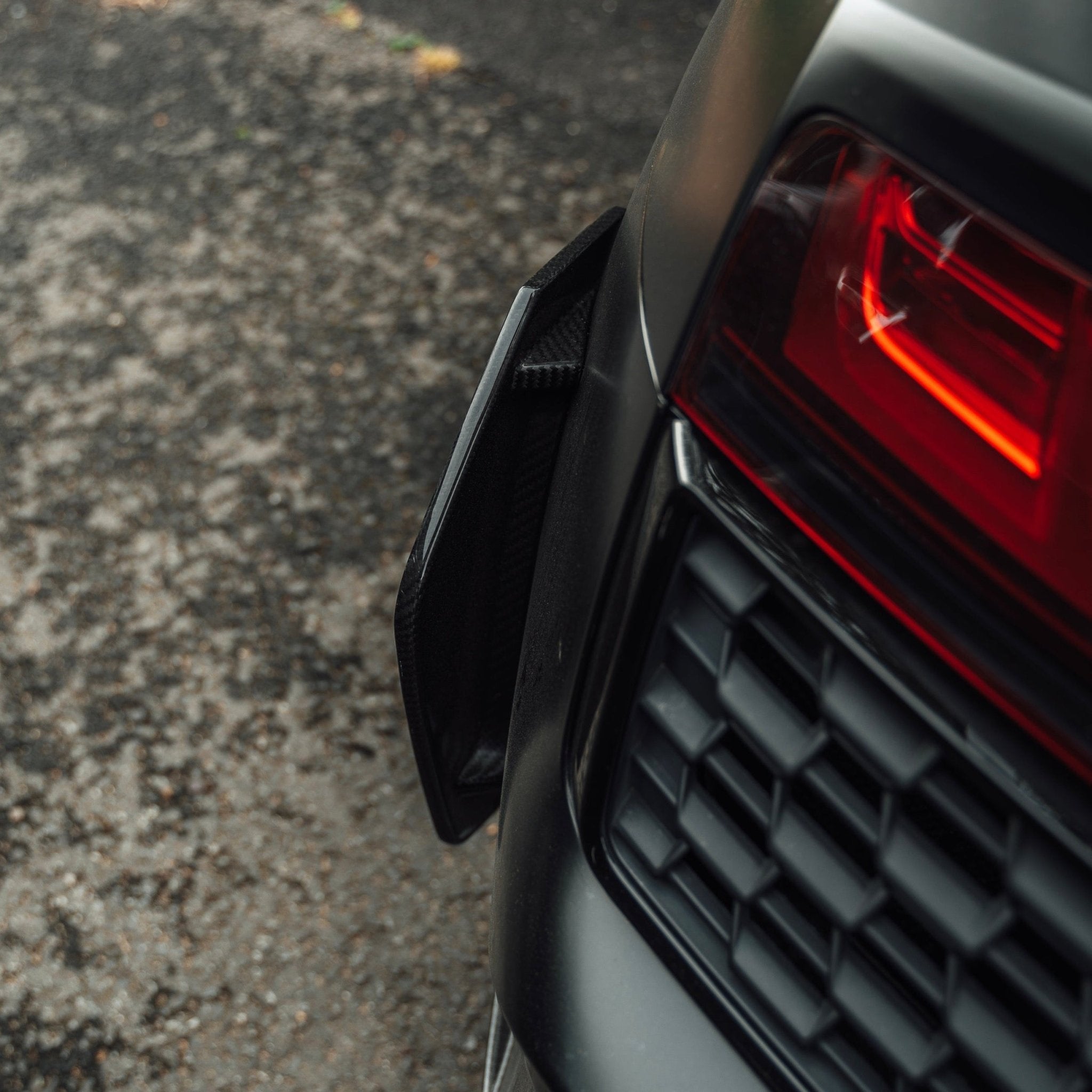 Audi R8 4S Facelift LCI Pre-Preg Carbon Fibre Rear Bumper Canards by FORM (2021-2024) - AUTOID® - Bumper Inserts & Trim - FORM Industries