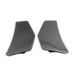 Audi R8 4S Facelift LCI Pre-Preg Carbon Fibre Rear Bumper Canards by FORM (2021-2024) - AUTOID® - Bumper Inserts & Trim - FORM Industries
