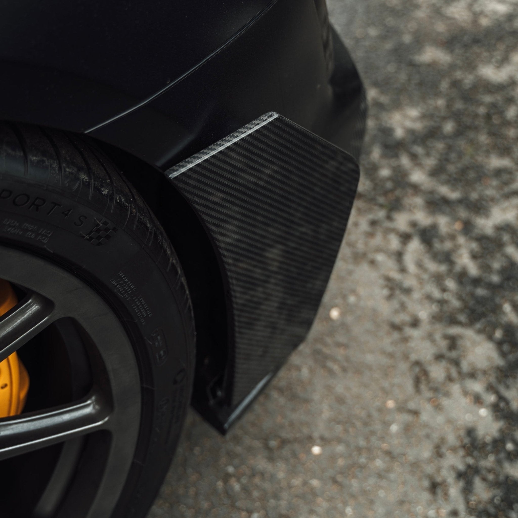 Audi R8 4S Facelift LCI Pre-Preg Carbon Fibre Rear Bumper Canards by FORM (2021-2024) - AUTOID® - Bumper Inserts & Trim - FORM Industries
