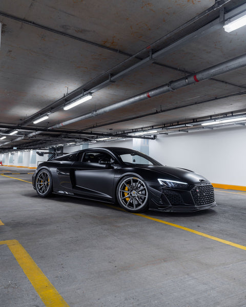 Audi R8 4S Facelift Pre-Preg Carbon Fibre Front Splitter by FORM - AUTOID® - Front Lips & Splitters - FORM Industries