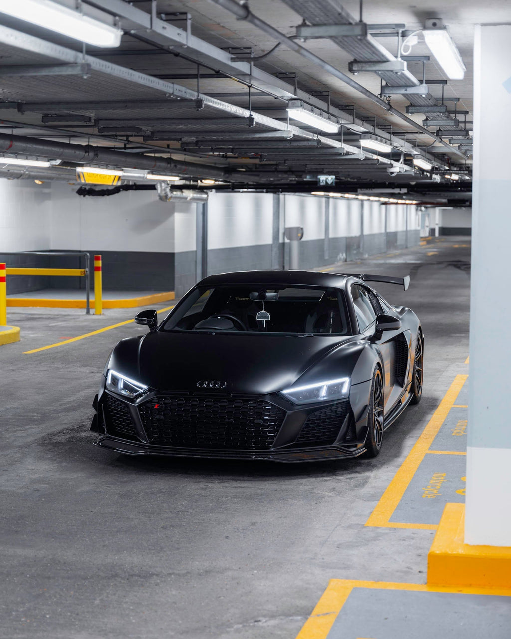 Audi R8 4S Facelift Pre-Preg Carbon Fibre Front Splitter by FORM - AUTOID® - Front Lips & Splitters - FORM Industries