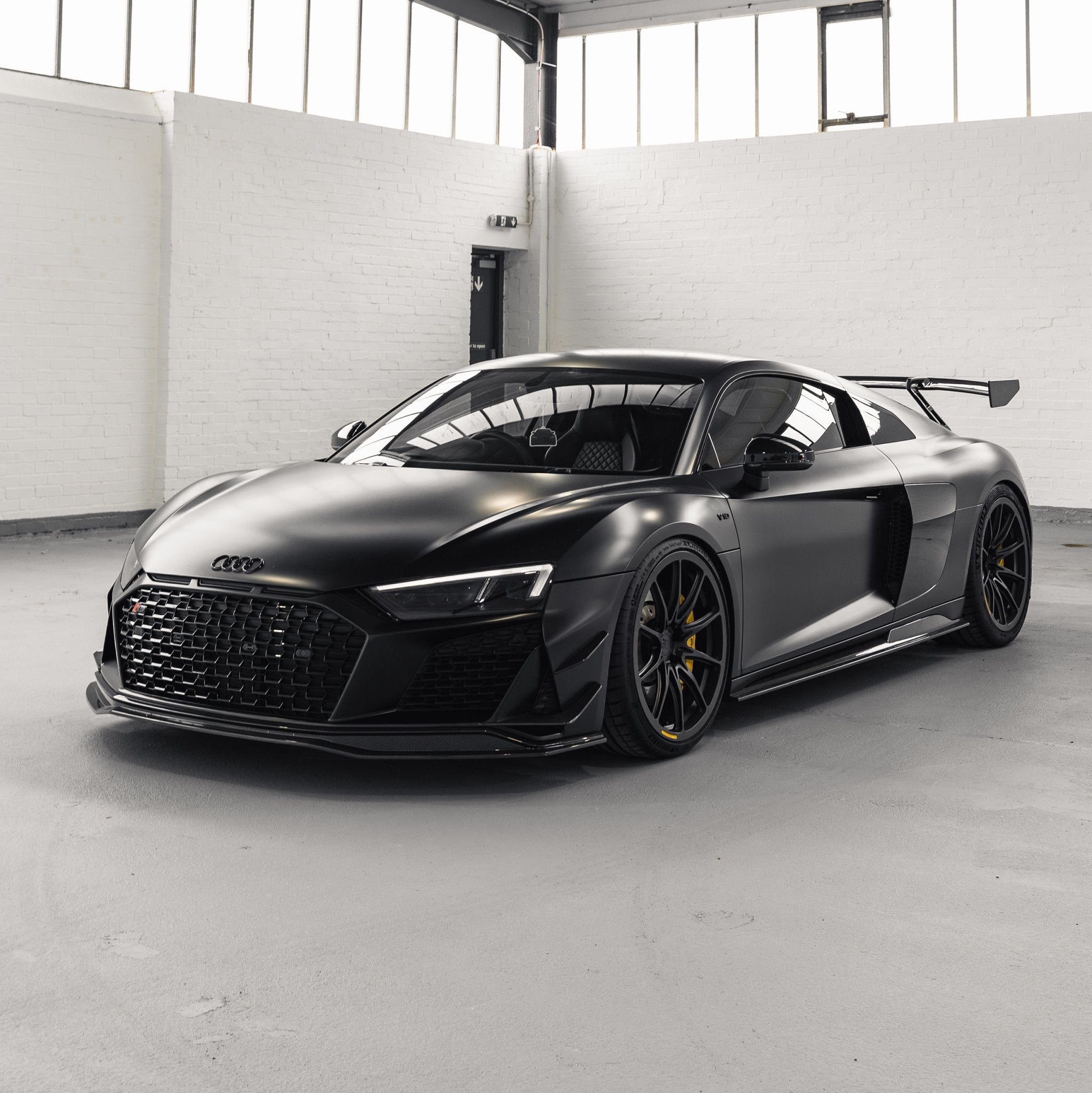 Audi R8 4S Facelift Pre-Preg Carbon Fibre Front Splitter by FORM - AUTOID® - Front Lips & Splitters - FORM Industries