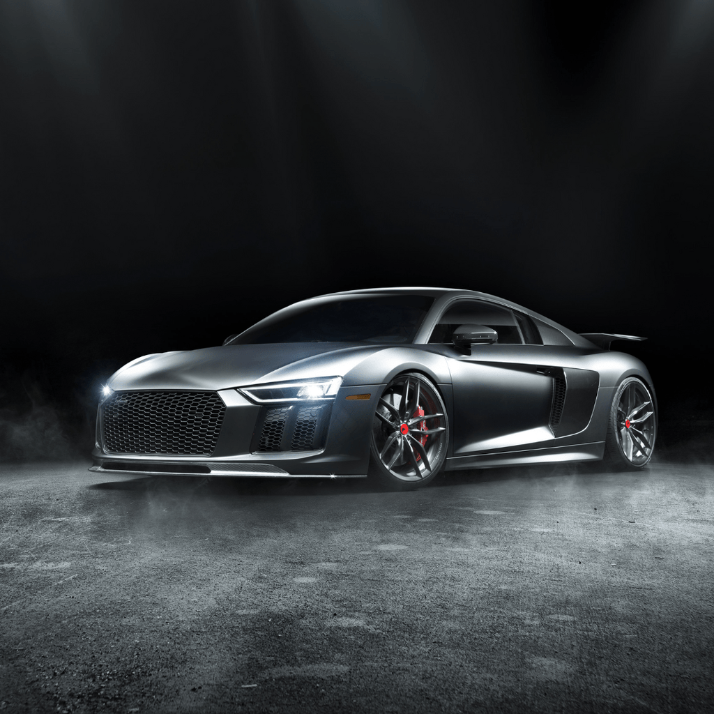Audi R8 Carbon Fiber Front Spoiler by Vorsteiner - AUTOID - Front Lips & Splitters - Vorsteiner