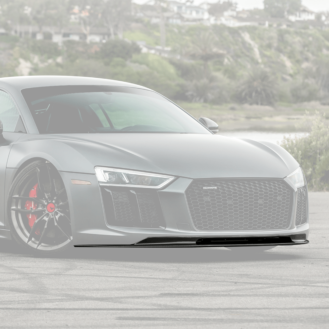 Audi R8 Carbon Fiber Front Spoiler by Vorsteiner - AUTOID - Front Lips & Splitters - Vorsteiner