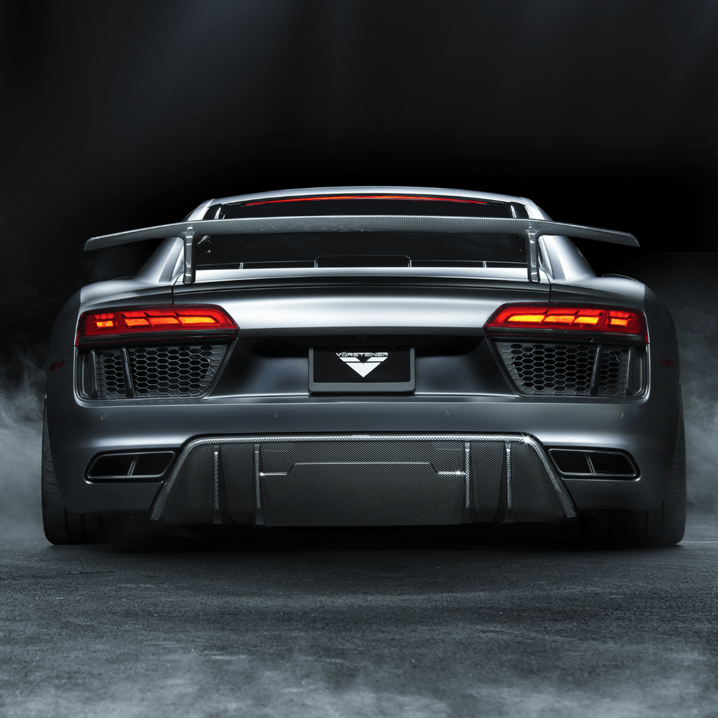 Audi R8 Carbon Fiber Rear Diffuser by Vorsteiner - AUTOID - Rear Diffusers - Vorsteiner