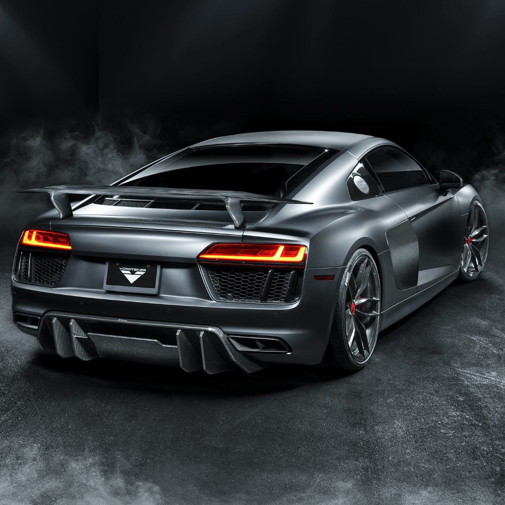 Audi R8 Carbon Fiber Rear Diffuser by Vorsteiner - AUTOID - Rear Diffusers - Vorsteiner