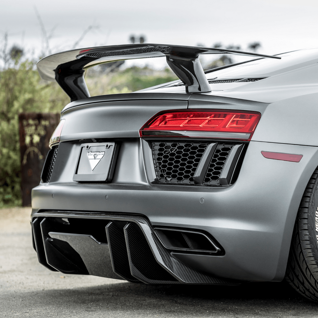 Audi R8 Carbon Fiber Rear Diffuser by Vorsteiner - AUTOID - Rear Diffusers - Vorsteiner