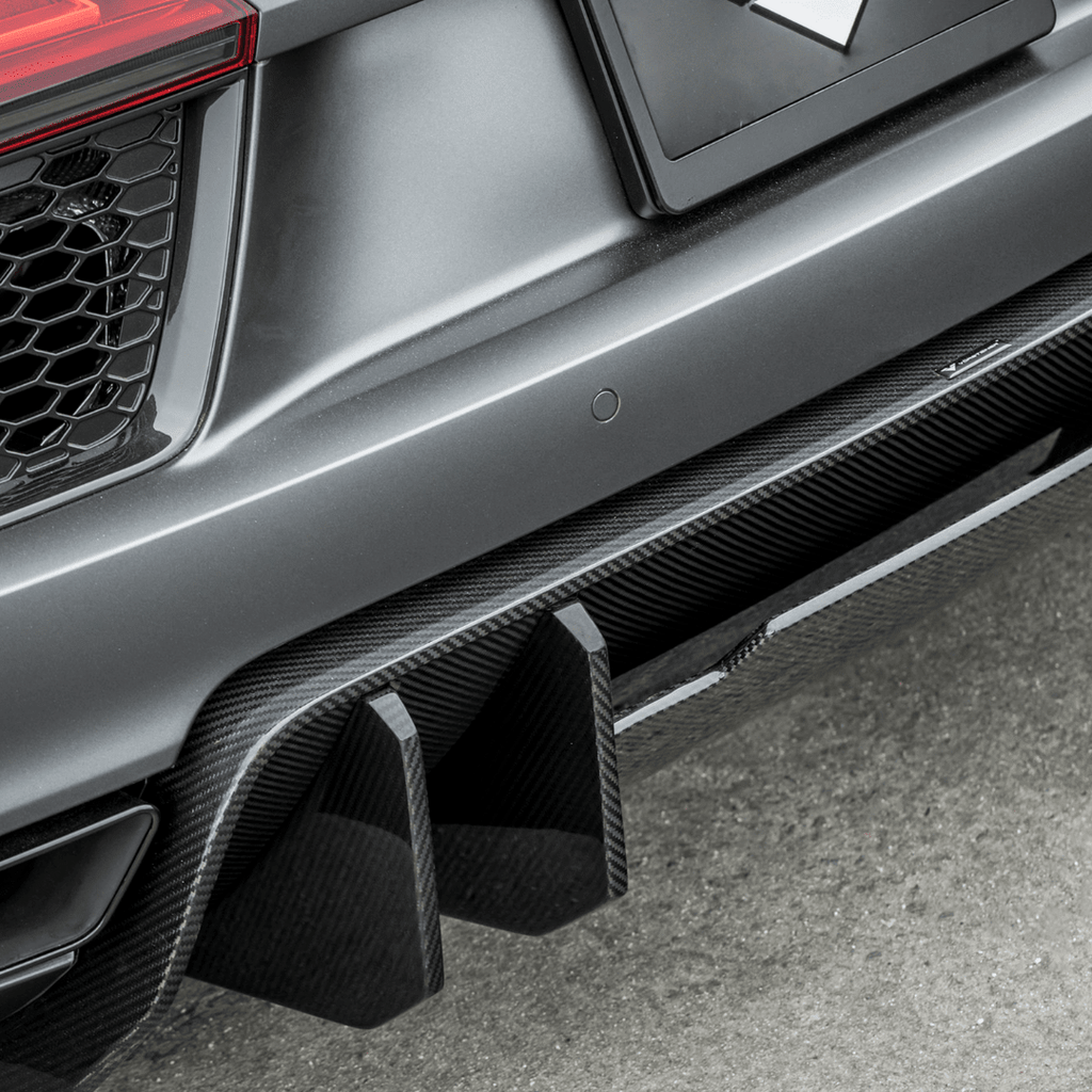 Audi R8 Carbon Fiber Rear Diffuser by Vorsteiner - AUTOID® - Rear Diffusers - Vorsteiner