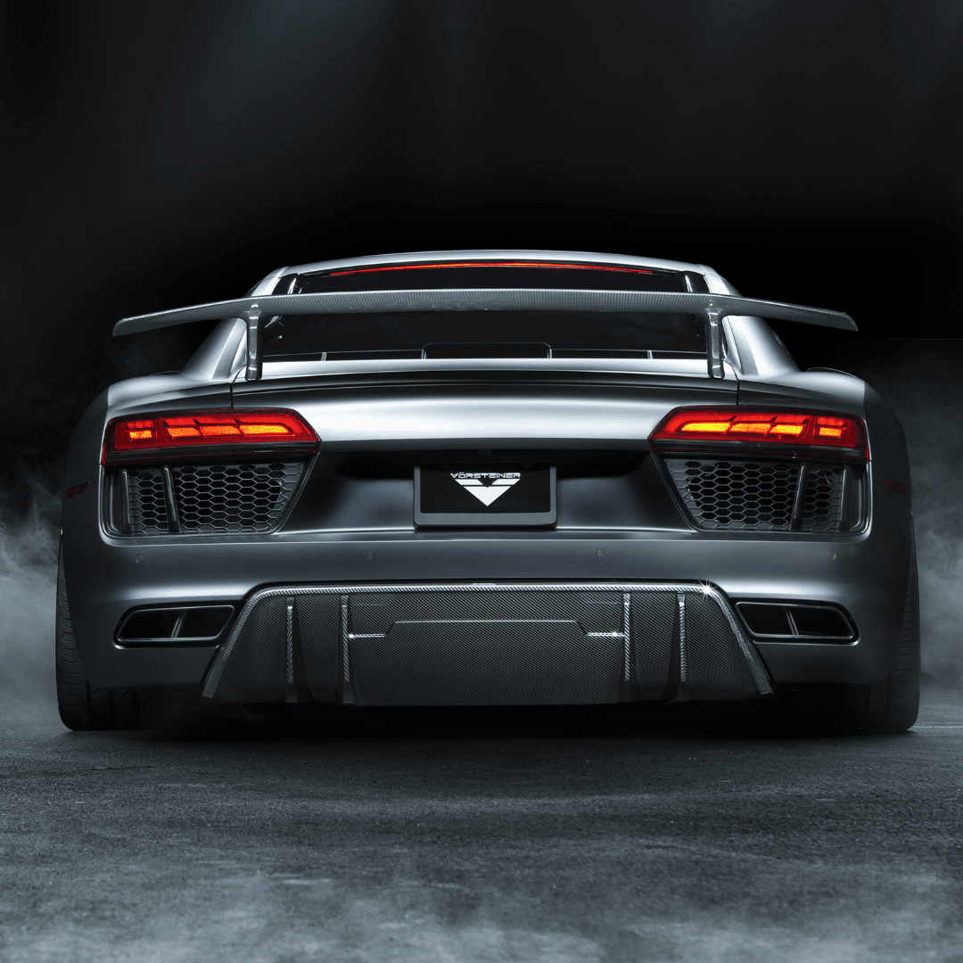 Audi R8 Carbon Fiber Rear Diffuser by Vorsteiner - AUTOID® - Rear Diffusers - Vorsteiner