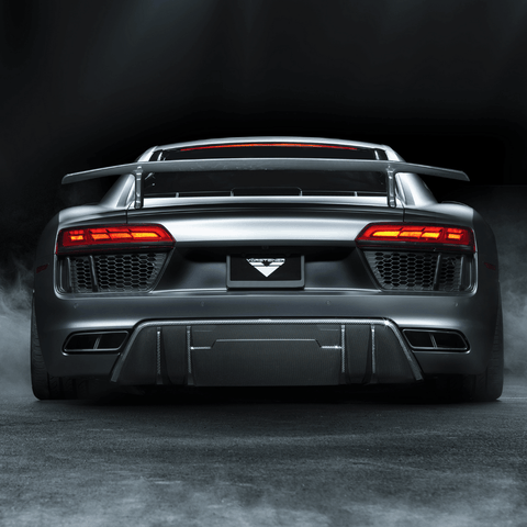 Audi R8 Carbon Fiber Rear Diffuser by Vorsteiner - AUTOID® - Rear Diffusers - Vorsteiner