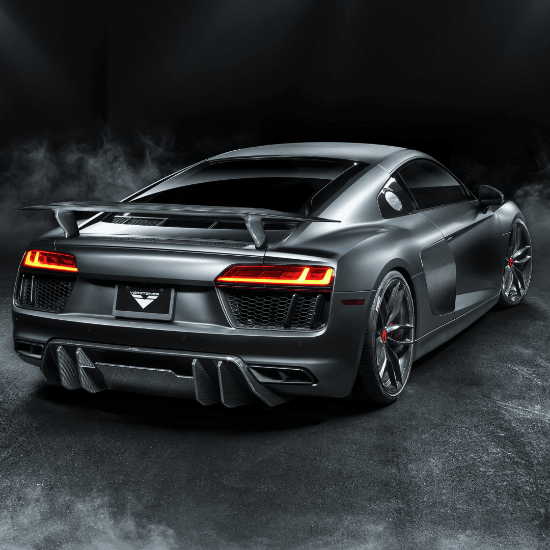 Audi R8 Carbon Fiber Wing by Vorsteiner - AUTOID® - Rear Wings - Vorsteiner
