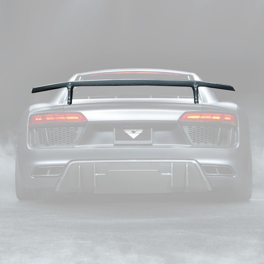 Audi R8 Carbon Fiber Wing by Vorsteiner - AUTOID® - Rear Wings - Vorsteiner
