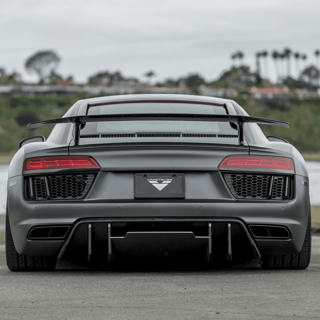 Audi R8 Carbon Fiber Wing by Vorsteiner - AUTOID® - Rear Wings - Vorsteiner