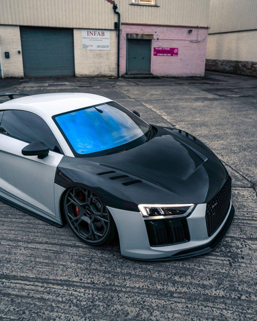Audi R8 Gen 2 4S Carbon Fibre Competition Front Bonnet - AUTOID® - Front Hood - FORM Industries