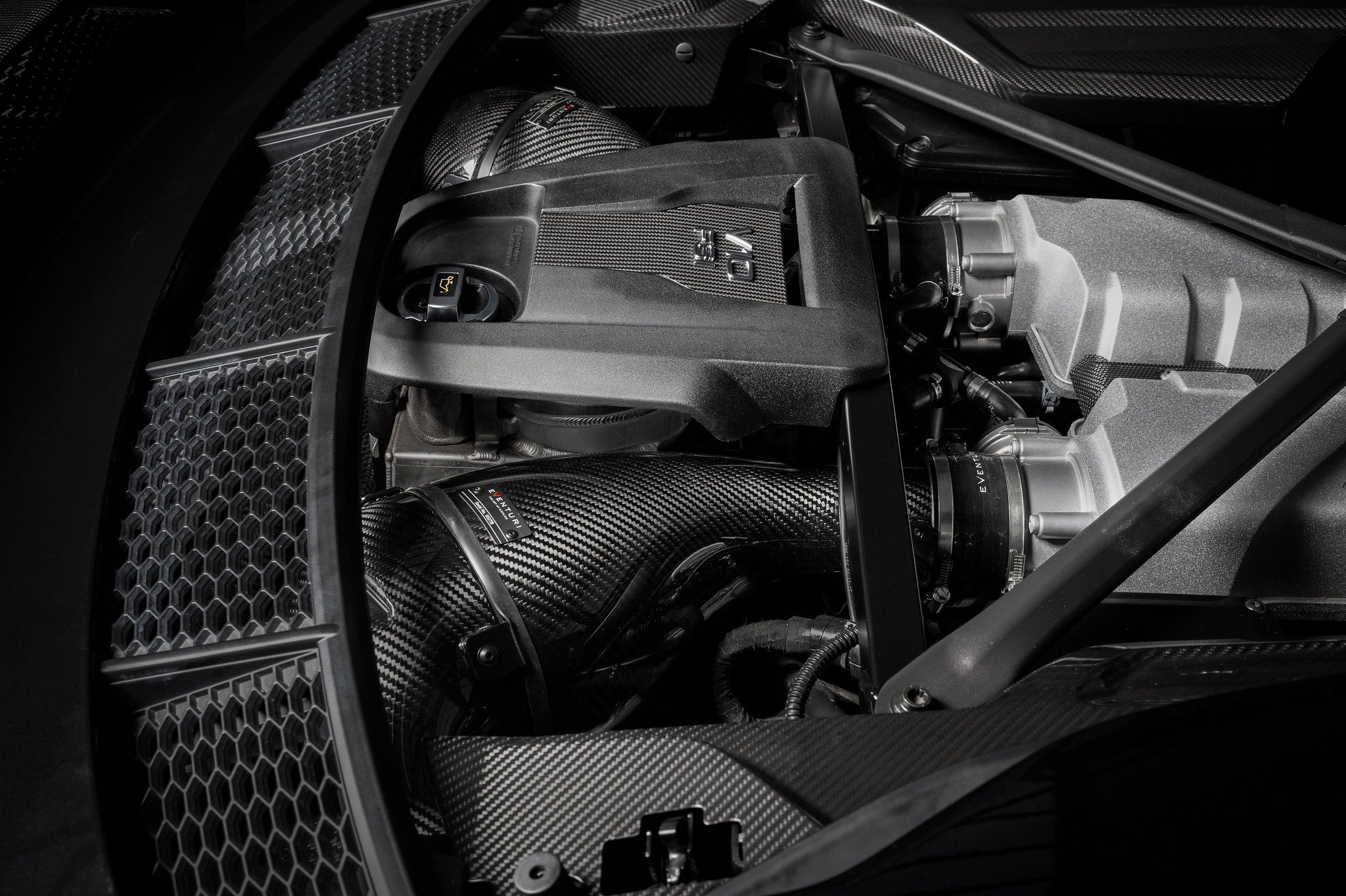 Audi R8 Gen 2 4S Eventuri Carbon Fibre Intake Kit - AUTOID - Air Intakes - Eventuri