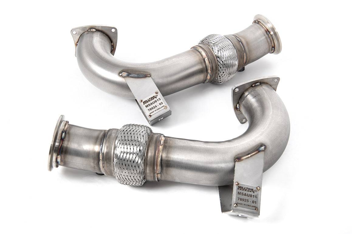 Audi R8 Gen 2 Facelift 4S (OPF/GPF) Exhaust System by Milltek Sport (2020+) - AUTOID® - Exhaust System - Milltek Sport