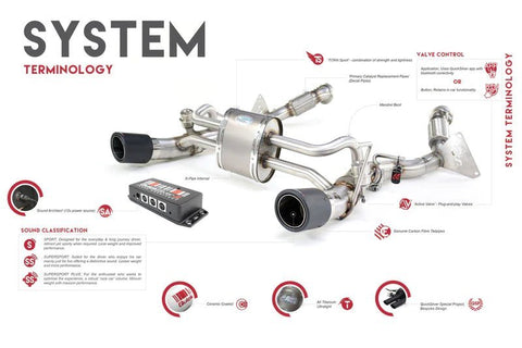 Audi R8 Gen 2 Facelift 4S (OPF/GPF) Quicksilver Exhaust System with Sound Architect (2020+) - AUTOID® - Exhaust System - Quicksilver Exhausts