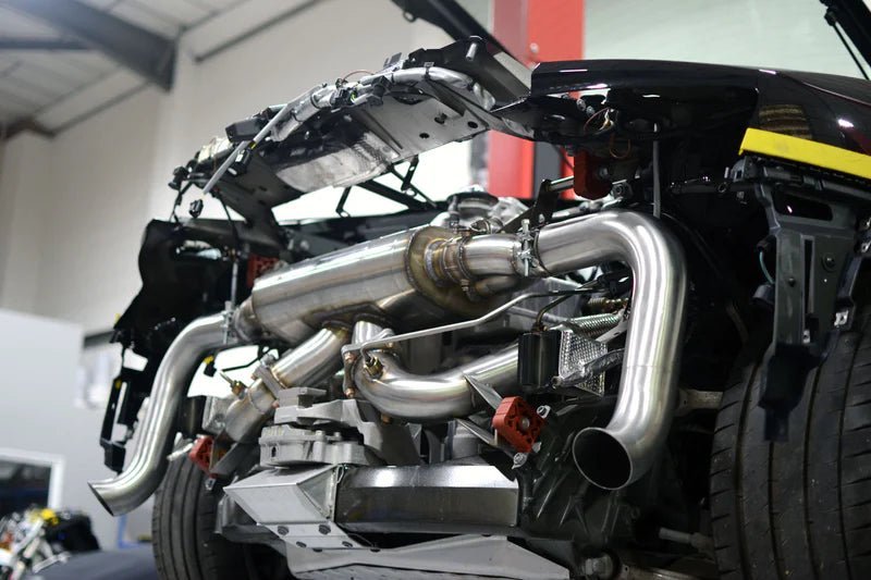 Audi R8 Gen 2 Facelift 4S (OPF/GPF) Quicksilver Exhaust System with Sound Architect (2020+) - AUTOID® - Exhaust System - Quicksilver Exhausts