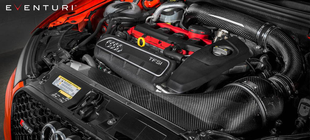 Audi RS3 8V Gen 1 Eventuri Carbon Fibre Intake Kit (2012 - 2020) - AUTOID - Air Intakes - Eventuri