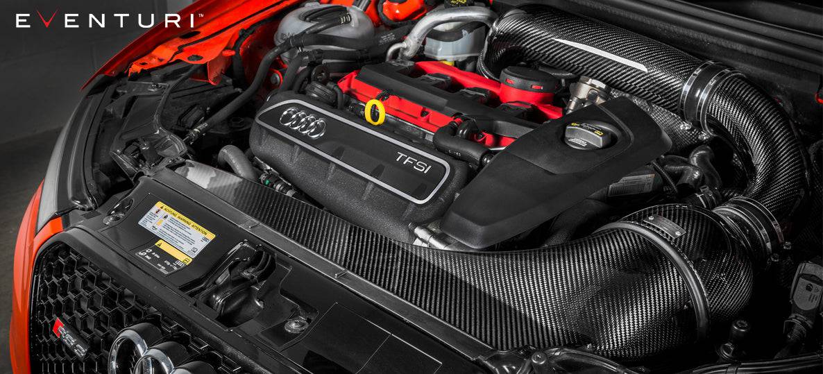 Audi RS3 8V Gen 1 Eventuri Carbon Fibre Intake Kit (2012 - 2020) - AUTOID - Air Intakes - Eventuri